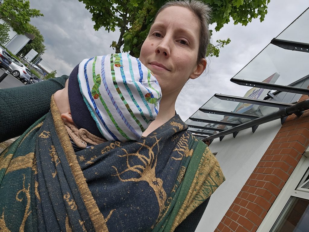 Tragefoto mit Kreuztrage